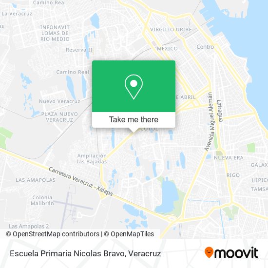 Escuela Primaria Nicolas Bravo map
