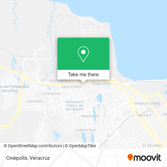 Cinépolis map
