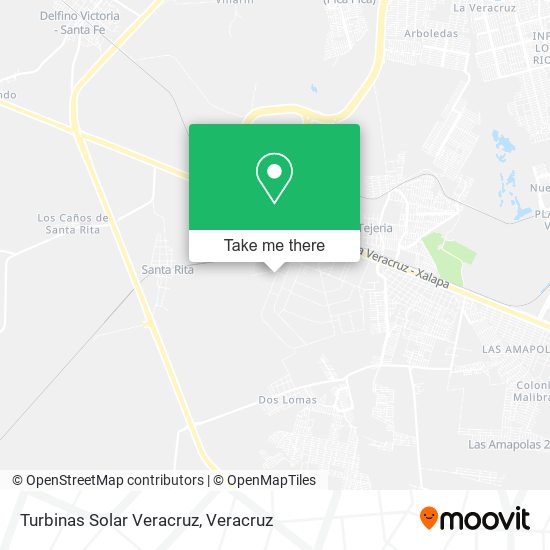 Turbinas Solar Veracruz map