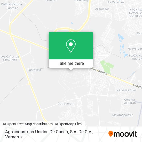 Agroindustrias Unidas De Cacao, S.A. De C.V. map