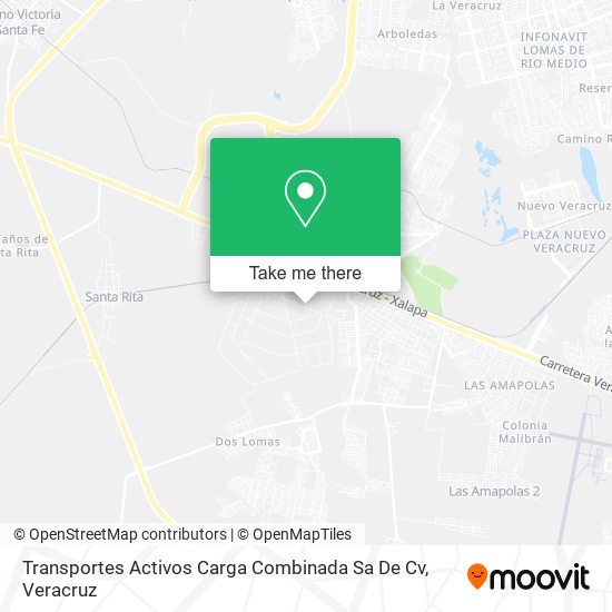 Mapa de Transportes Activos Carga Combinada Sa De Cv