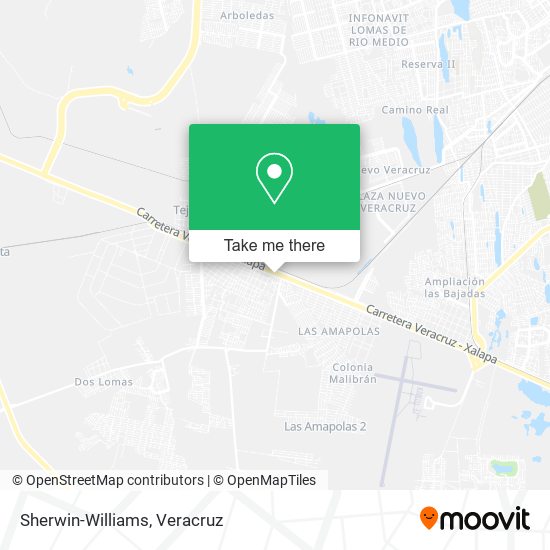 Mapa de Sherwin-Williams