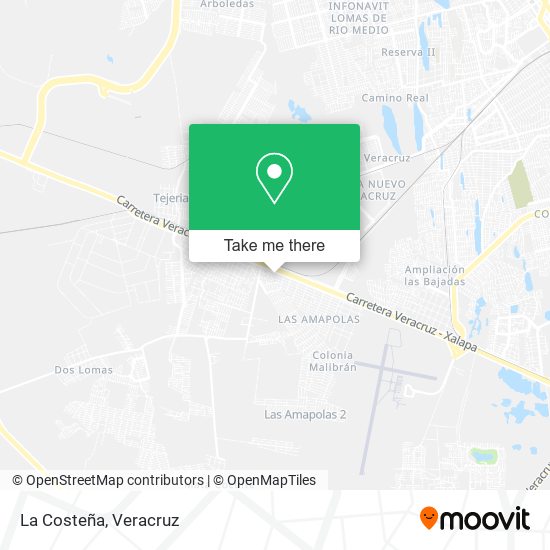 Mapa de La Costeña