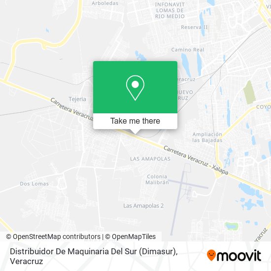 Distribuidor De Maquinaria Del Sur (Dimasur) map