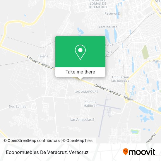Mapa de Economuebles De Veracruz