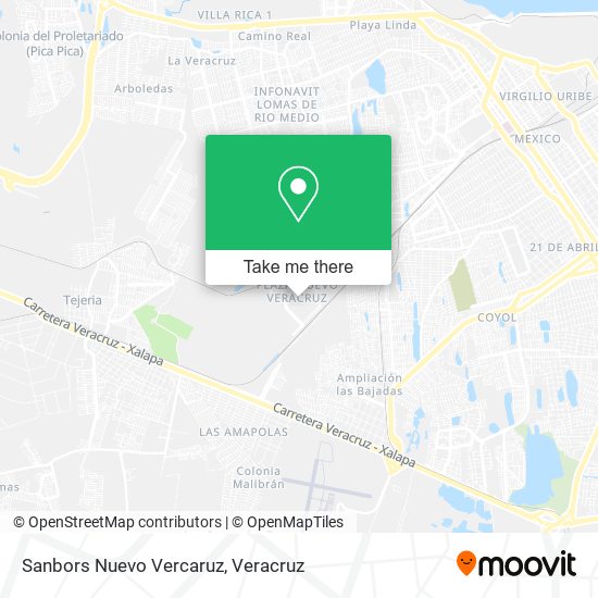 Sanbors Nuevo Vercaruz map