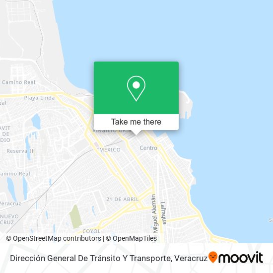 Dirección General De Tránsito Y Transporte map