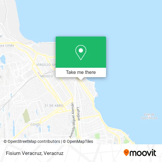 Mapa de Fisium Veracruz
