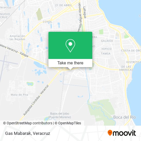 Mapa de Gas Mabarak