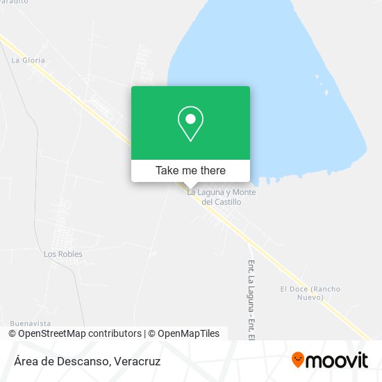 Mapa de Área de Descanso