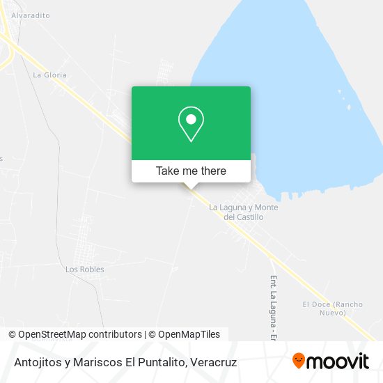 Antojitos y Mariscos El Puntalito map