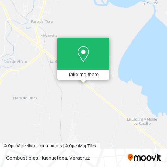 Combustibles Huehuetoca map
