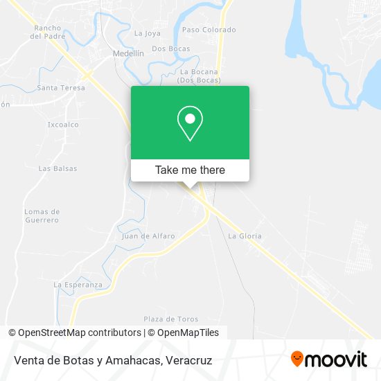Mapa de Venta de Botas y Amahacas