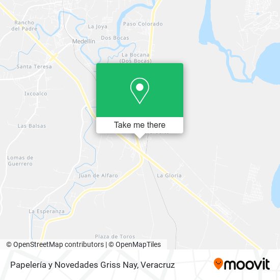 Mapa de Papelería y Novedades Griss Nay