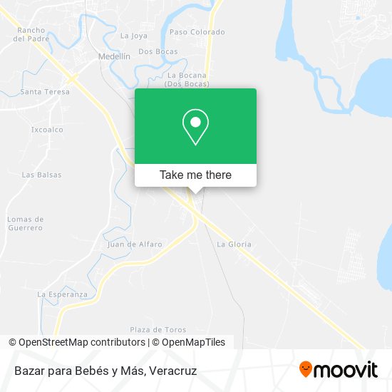Bazar para Bebés y Más map