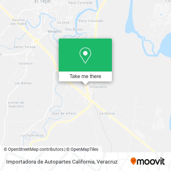 Importadora de Autopartes California map