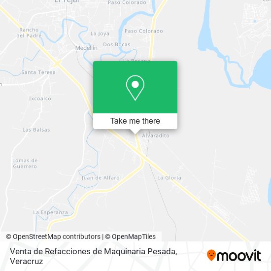 Mapa de Venta de Refacciones de Maquinaria Pesada