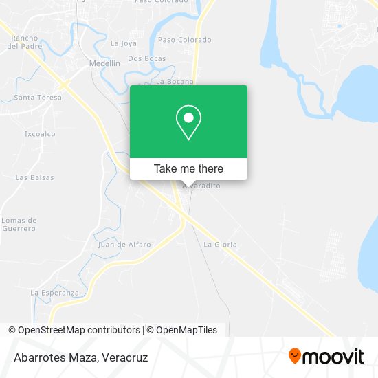 Abarrotes Maza map