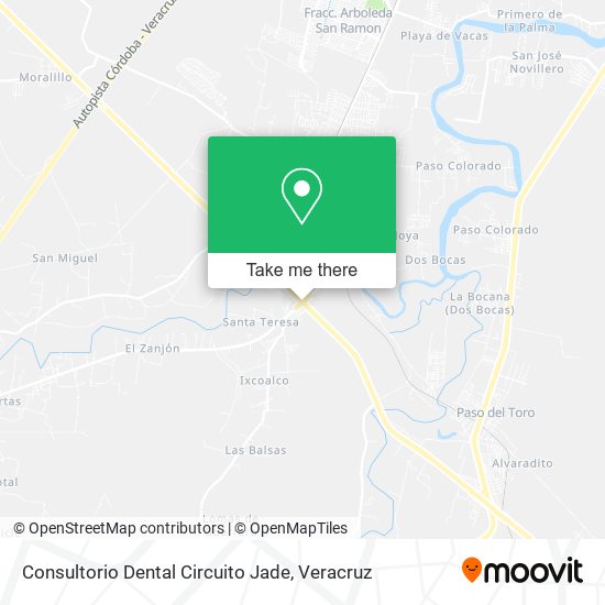 Mapa de Consultorio Dental Circuito Jade