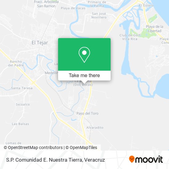 Mapa de S.P. Comunidad E. Nuestra Tierra