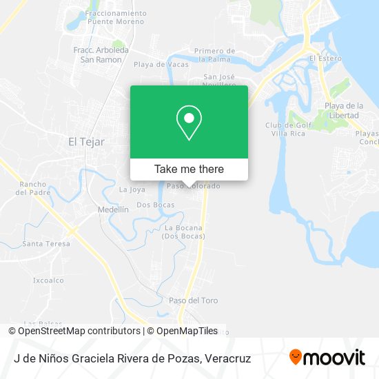 Mapa de J de Niños Graciela Rivera de Pozas