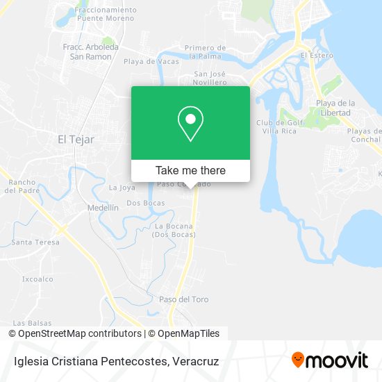 Mapa de Iglesia Cristiana Pentecostes