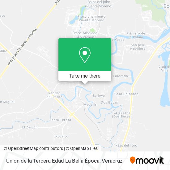 Union de la Tercera Edad La Bella Época map
