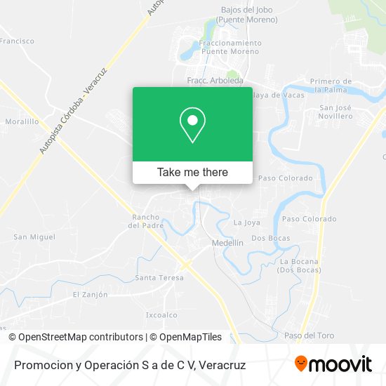 Promocion y Operación S a de C V map