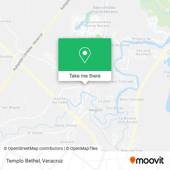 Templo Bethel map