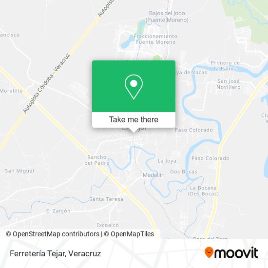 Ferretería Tejar map