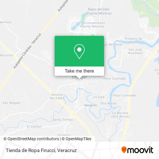 Tienda de Ropa Firucci map