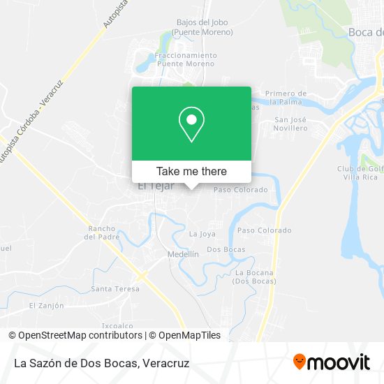 La Sazón de Dos Bocas map
