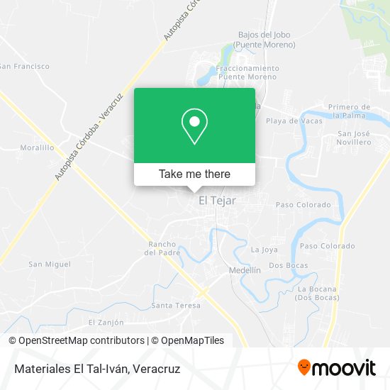 Materiales El Tal-Iván map