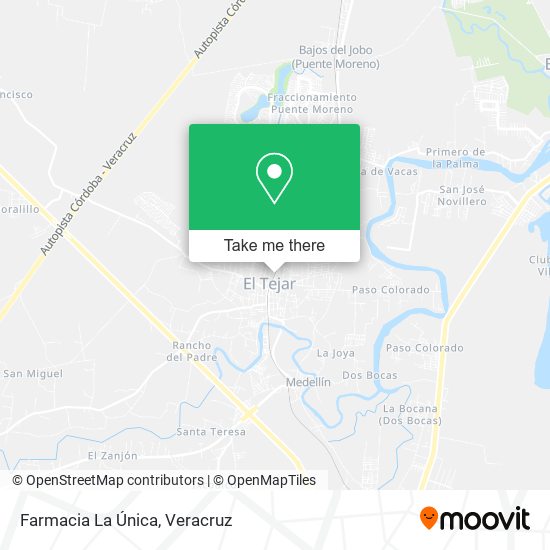 Mapa de Farmacia La Única