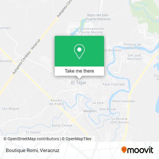 Mapa de Boutique Romi