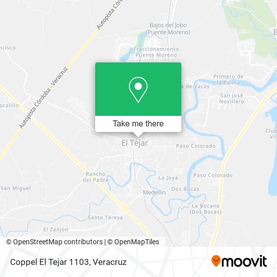 Mapa de Coppel El Tejar 1103