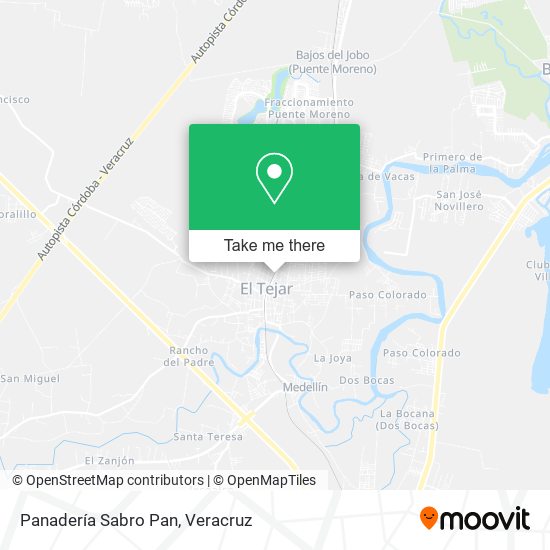 Panadería Sabro Pan map