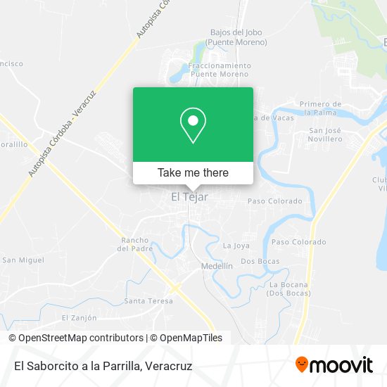 El Saborcito a la Parrilla map