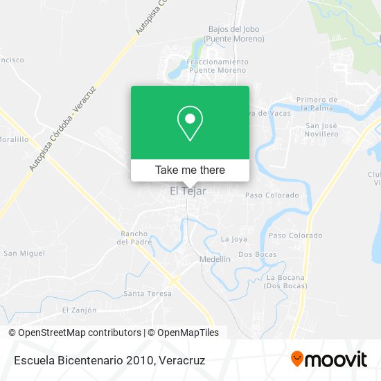Escuela Bicentenario 2010 map