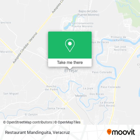 Mapa de Restaurant Mandinguita