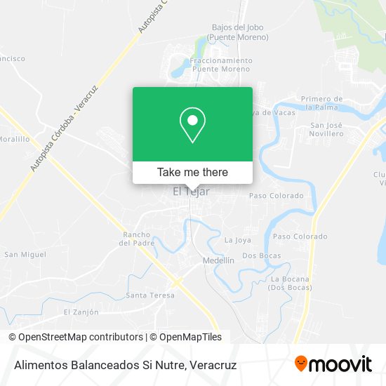 Mapa de Alimentos Balanceados Si Nutre