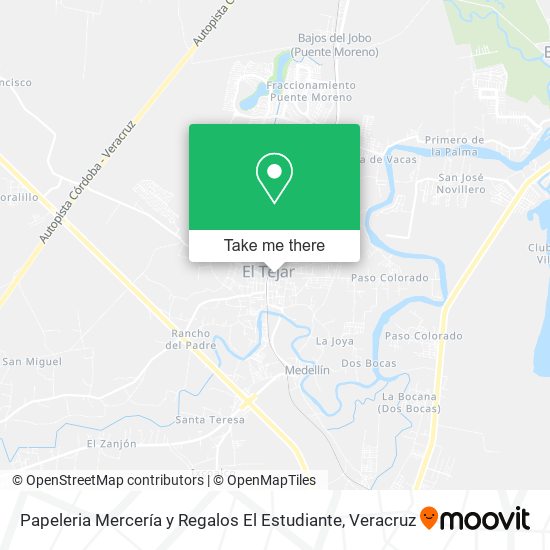 Papeleria Mercería y Regalos El Estudiante map