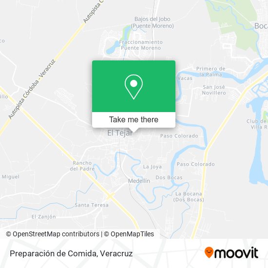 Mapa de Preparación de Comida
