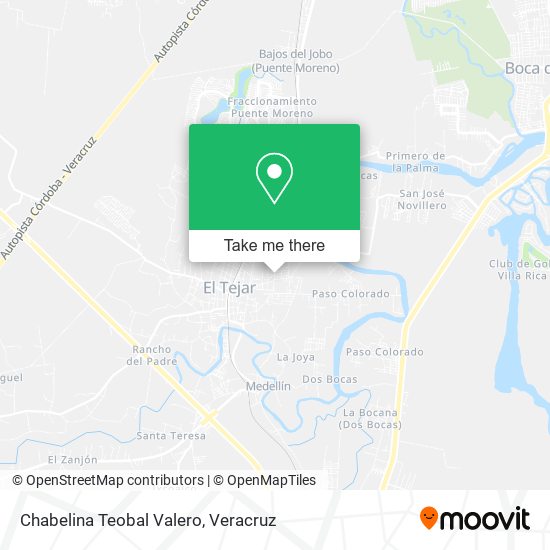 Chabelina Teobal Valero map