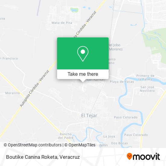 Boutike Canina Roketa map