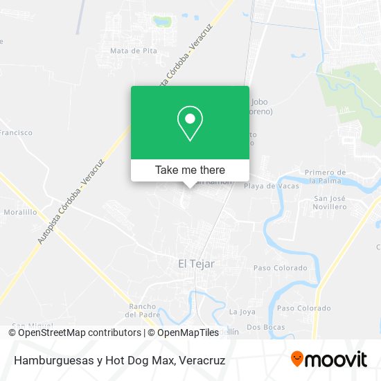 Hamburguesas y Hot Dog Max map