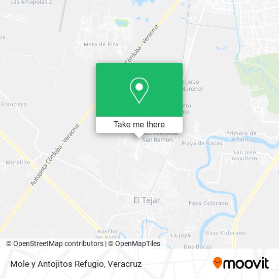 Mole y Antojitos Refugio map