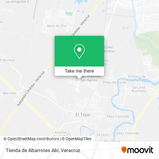 Mapa de Tienda de Abarrotes Abi