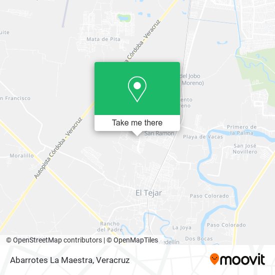 Abarrotes La Maestra map