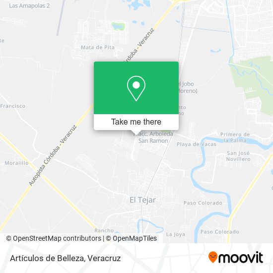 Artículos de Belleza map